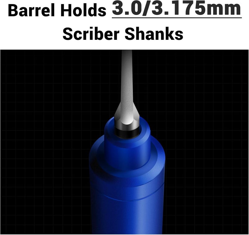 HARDWIN Pro Scribing Tool Kit for Gunpla – 9-Piece Tungsten Carbide Blade Set with 0.15/0.3/0.5mm Chisels, Scribing Tape & Ergonomic Handle – Perfect for HG/MG/RG Models - Image 3